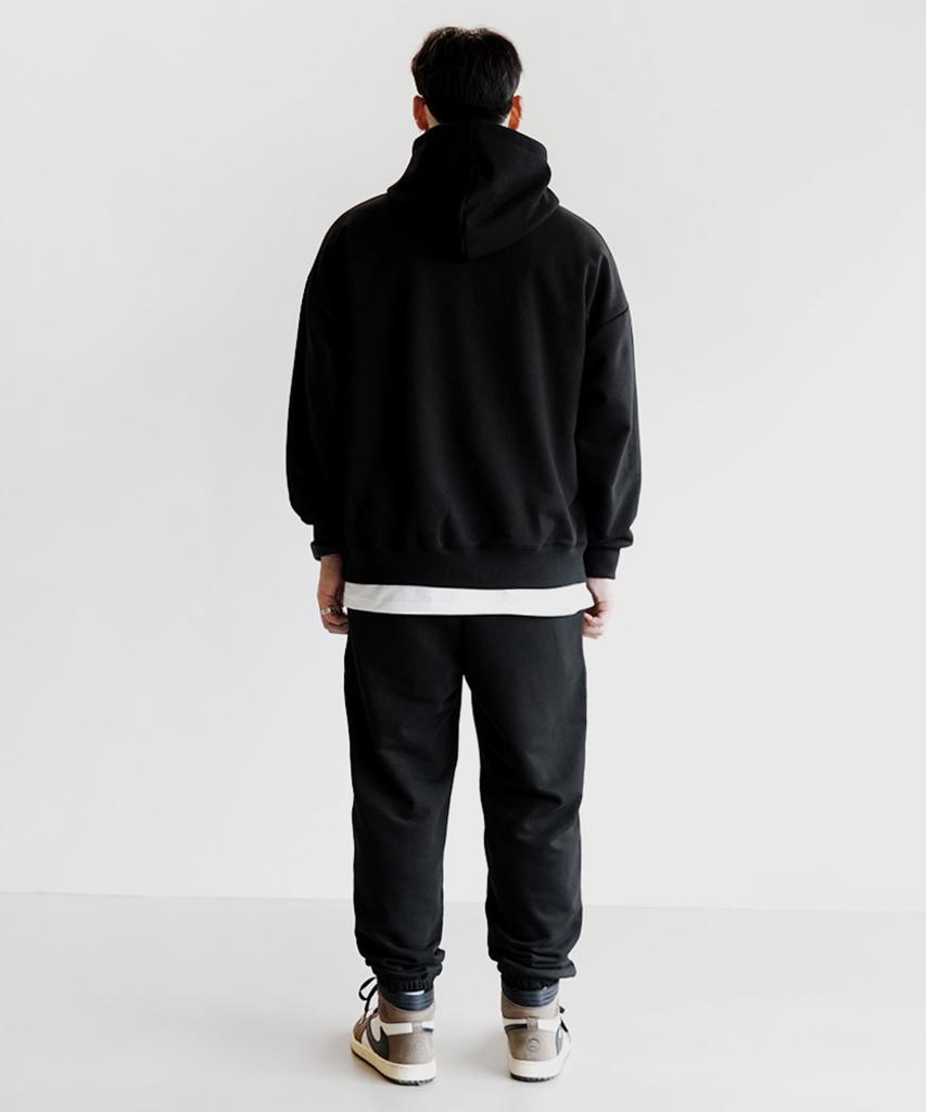 Mile Garments Sweat Hoodie [Black]