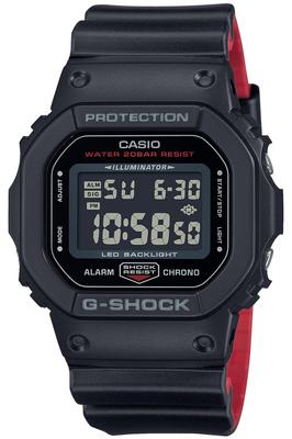 Zegarek Czarny x Czerwony [Casio] G-Shock [] DW-5600UHR-1JF Męski