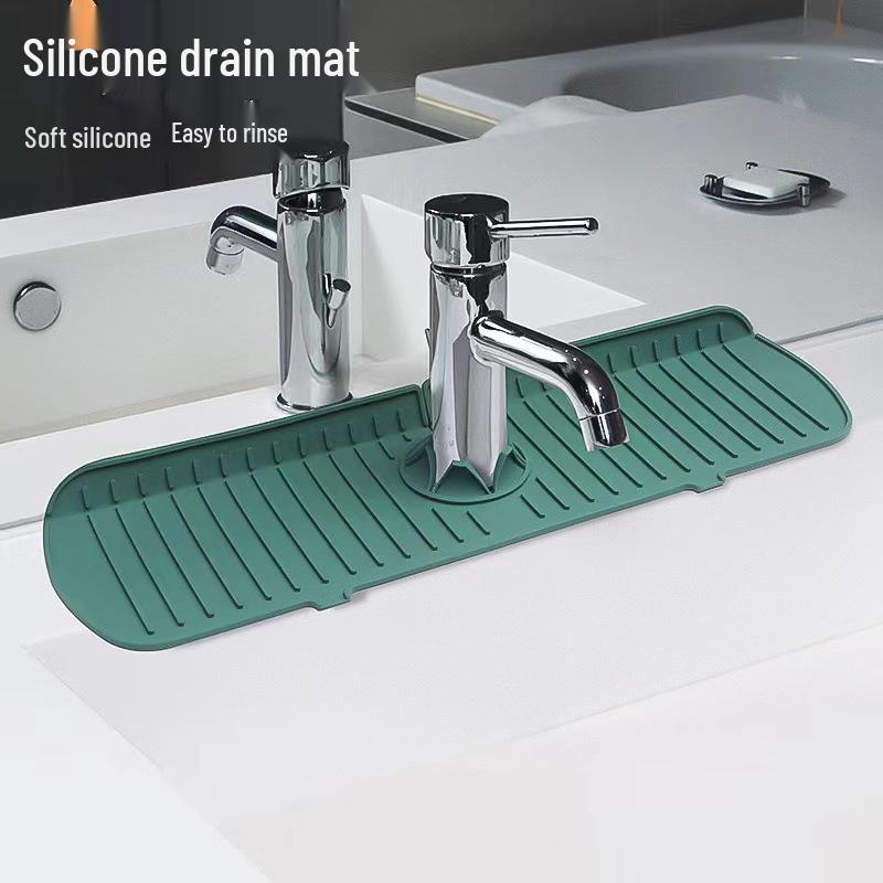 Silicone Splash Guard: Multifunctional Faucet Draining Pad and Washbasin Water Mat