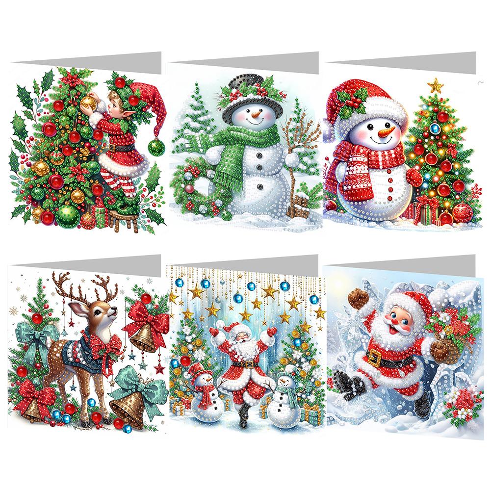 Diamond Painting Christmas Cards Diamond Painting Greeting Cards DIY Diamond Art Cards Arts Crafts for Birthday Thanksgiving Day