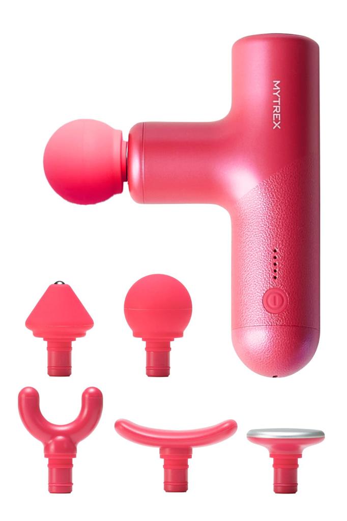 Airing In TV Starring Nana MYTREX REBIVE AIR Pink Myofascial Release Handheld Gun for Body Face Muscle and Gift Idea [Now Commercial! Komatsu] Gun,