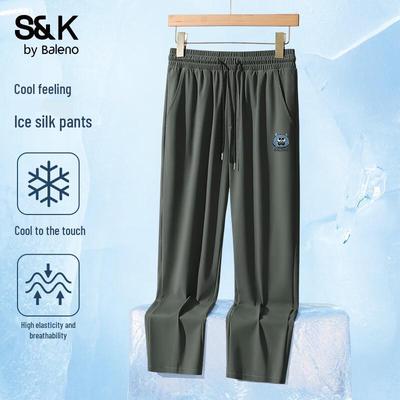 Baleno S&K Herren Sommer Schnelltrocknende Hose mit geradem Bein