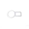 ABS Silver Headlight Switch Trim Cover For Maserati Ghibli Quattroporte 14-21