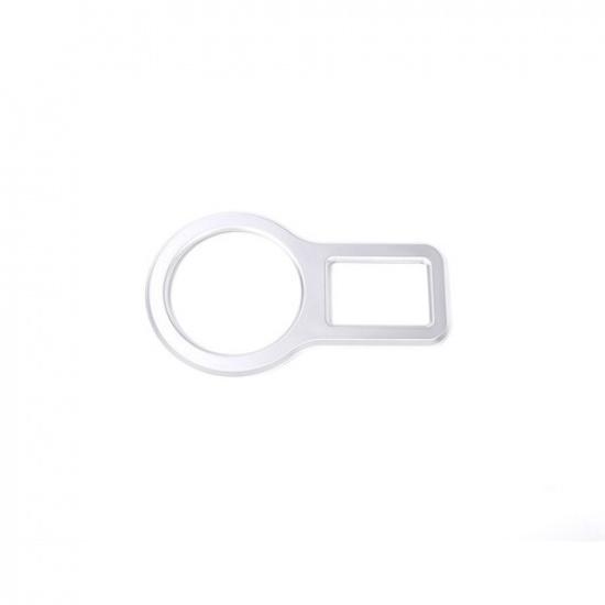 ABS Silver Headlight Switch Trim Cover For Maserati Ghibli Quattroporte 14-21