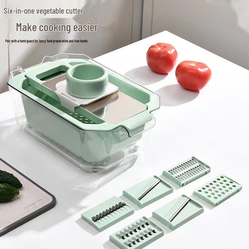 Deluxe Stainless Steel Multi-Function Vegetable Slicer & Grater