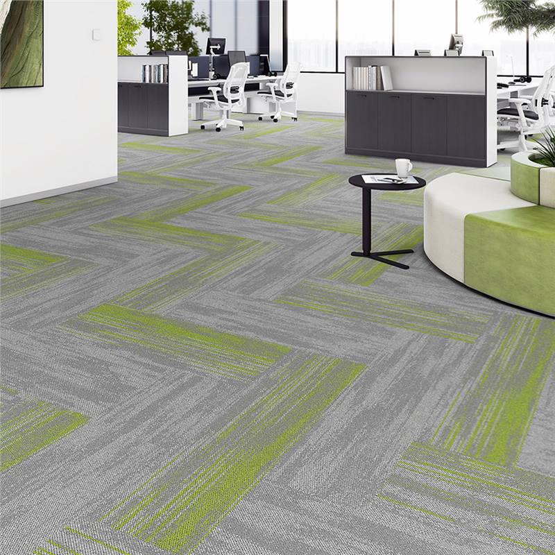 Thickened Commercial Office Carpet Tiles for Large Area Flooring