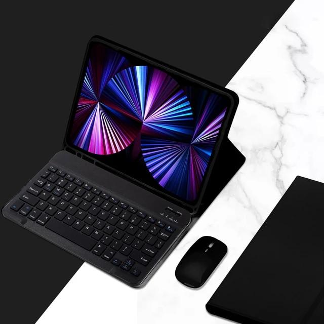 For iPad Keyboard Case For iPad 10.2 9/8/7th Pro 11 2021 2020 2022 10.9 Air 5 4 3 2 2017 9.7 5/6th Pro 10.5 Mini 6 5 4 Case