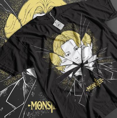 Monster Johan Liebert T-shirt Kenzo Tenma Naoki Urasawa Black Gift Tee All Size Unisex T-Shirt