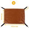 Cat Hammock Bed, Medium Reversible Pet Cage Hammock Hanging Soft Cat Bed for Kitten Ferret Puppy or Small Pet
