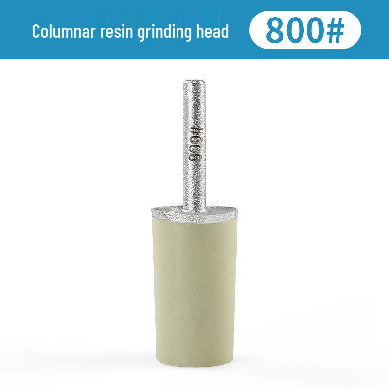 Cylindrical Diamond Resin Grinding Head for Stone Carving and Polishing