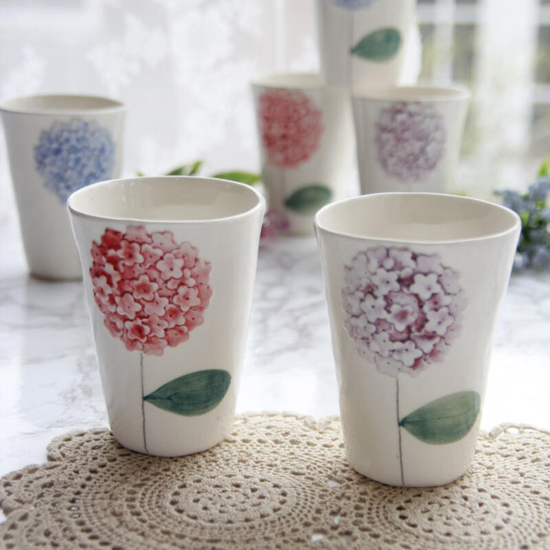 Hydrangea Tea and Hydrangea Mug Set of 2