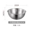 3pcs Stainless Steel Bowl Set with Scale for Cooking Baking Food Storage Large Capacity Mixing Bowls for Home Kitchen Essentials
