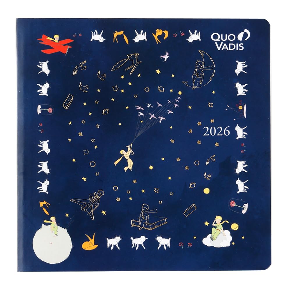 

QUOVADIS Executive The Little Prince 2026 Weekly Vertical Diary (Starts December 2025, Square 16x16cm) Sheep qv014pp1