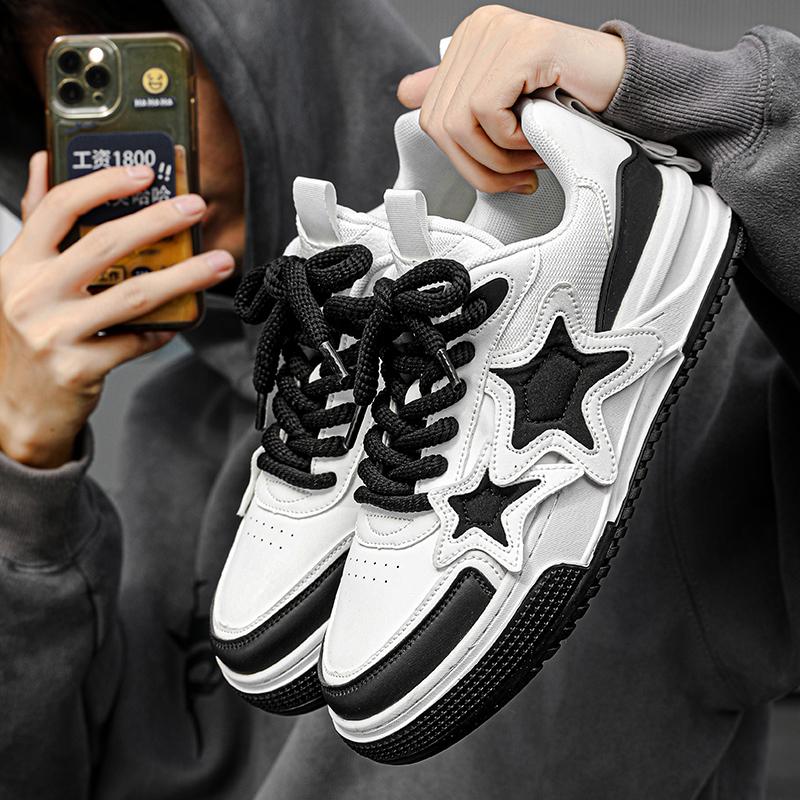 European Station Fashion Brand Casual Sports Shoes Male Low-top New Explosive Students All Match Non-slip Board Shoes Female