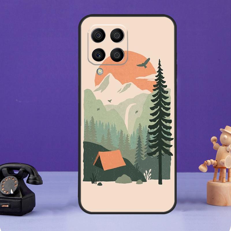 Nature Camping Art Case For Samsung Galaxy M55 M21 M31 M51 M12 M32 M52 M20 M13 M23 M33 M53 M14 M34 M54 M30s