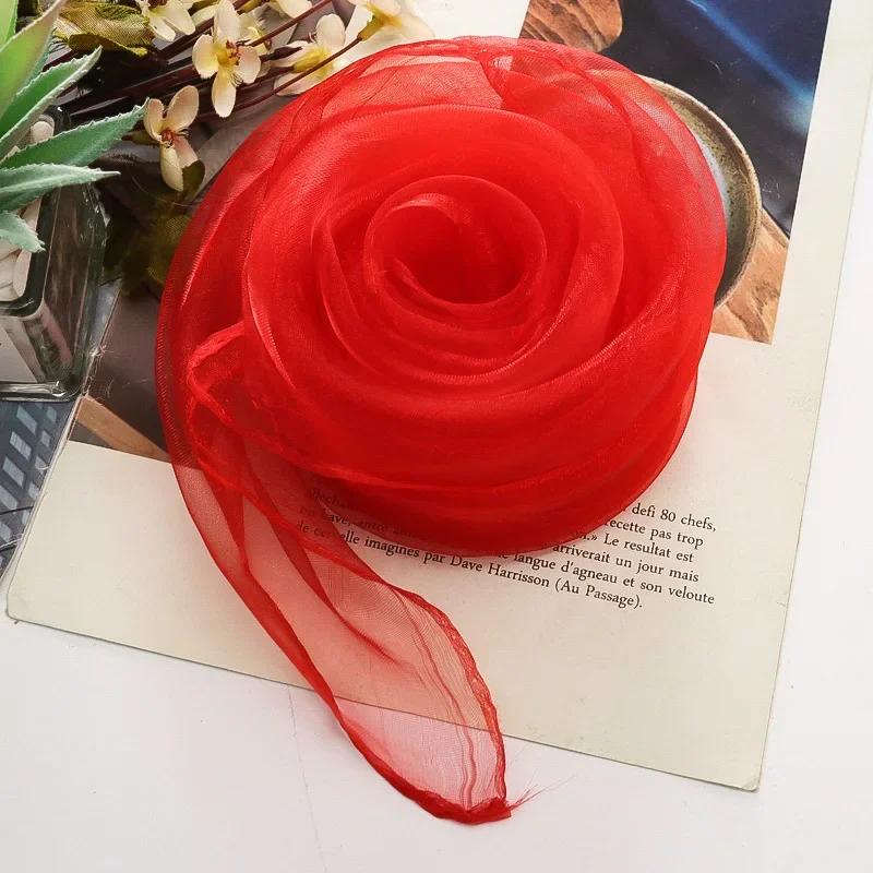 60cm Belly Dance Scarf Silk Square Juggling Scarves Performance Scarf  Accessories New Colors