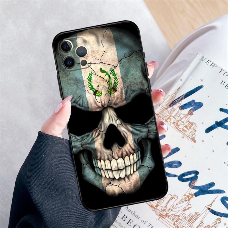 Guatemala Flag Phone Case For iPhone 14 15 16 Pro Max 12 13 Mini 11 Pro Max XR 15 16 Plus 16e Cover Coque