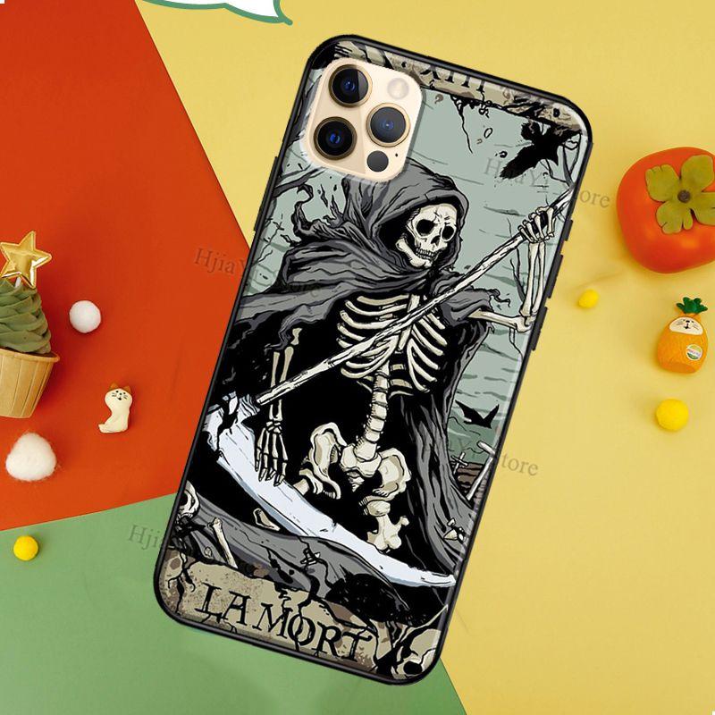 moon Tarot Mystery totem Case For iPhone 11 14 13 Pro Max 12 mini X XR XS MAX 6 6S 7 8 Plus 5S SE 2020 Phone Cover