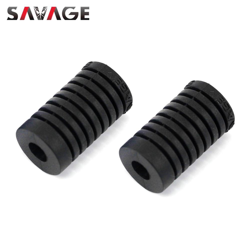 Universal Gear Shift Lever Foot Pad Pedal Toe Peg Cover For YAMAHA For HONDA For KAWASAKI Motorcycle Accessories Silica