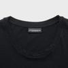 Emporio Armani Ss24 Logo Print Crew Neck T-Shirt Men tops Black 211818-3R485-00020