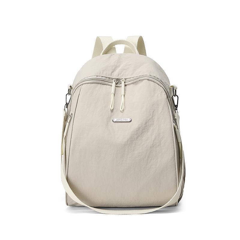 Schoolbag Multifunctional Backpack 1011 Spring and Summer New Fashion Versatile Large Capacity Backpack Women's School Bag Crossbody Light Bag