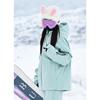 Women's Influencer Style Ski Suit: Padded Jacket with Hood