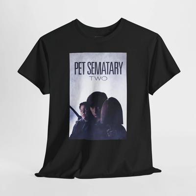 Pet Sematary Two 1992 Retro Filmplakat Horror Unisex Grafik-T-Shirt