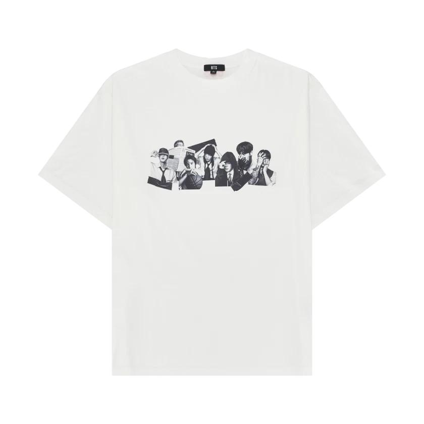 Футболка BTS Arirang S/S BTS Белая - Официальная графическая футболка K-Pop XL
