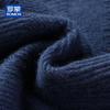 ROMON Men's 100% Cashmere Thick Warm Mock Neck Sweater