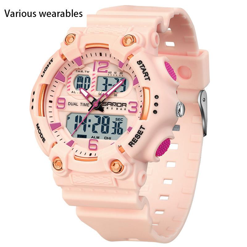 New Couple Electronic Watch Junior High School Student Multifunctional Outdoor Sports Electronic Watch