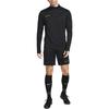 Nike Logo Stand Collar Half-Zip Long-Sleeve Casual T-Shirt Men Tops Black DX4301-017