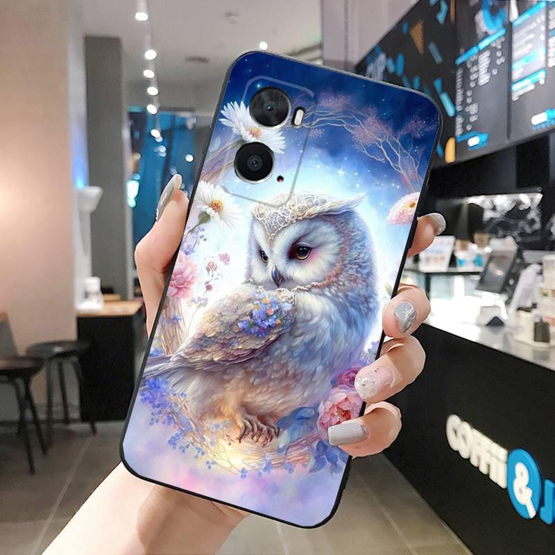 Fantasy owl Phone Case For OPPO A77 A57S A96 A91 A54 A74 A94 A73 A78 A53S A54S A15 A16 A17 A52 A58X A98
