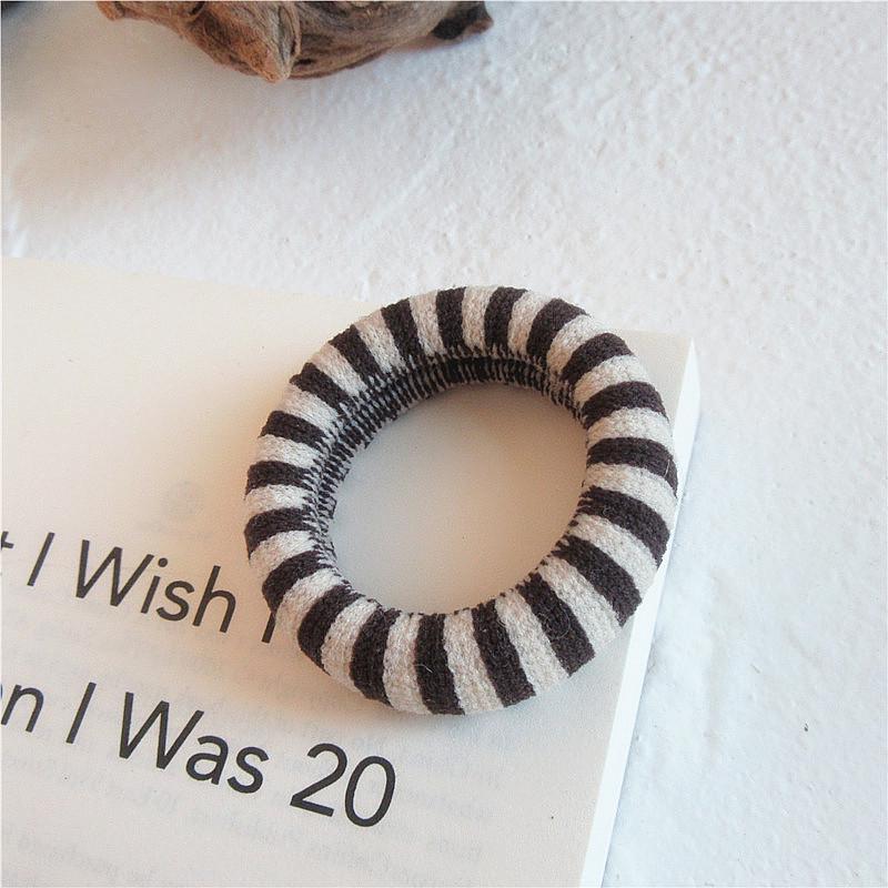 

Резинка для волос Retro Stripes High Elastic - бережно относится к волосам коричневый