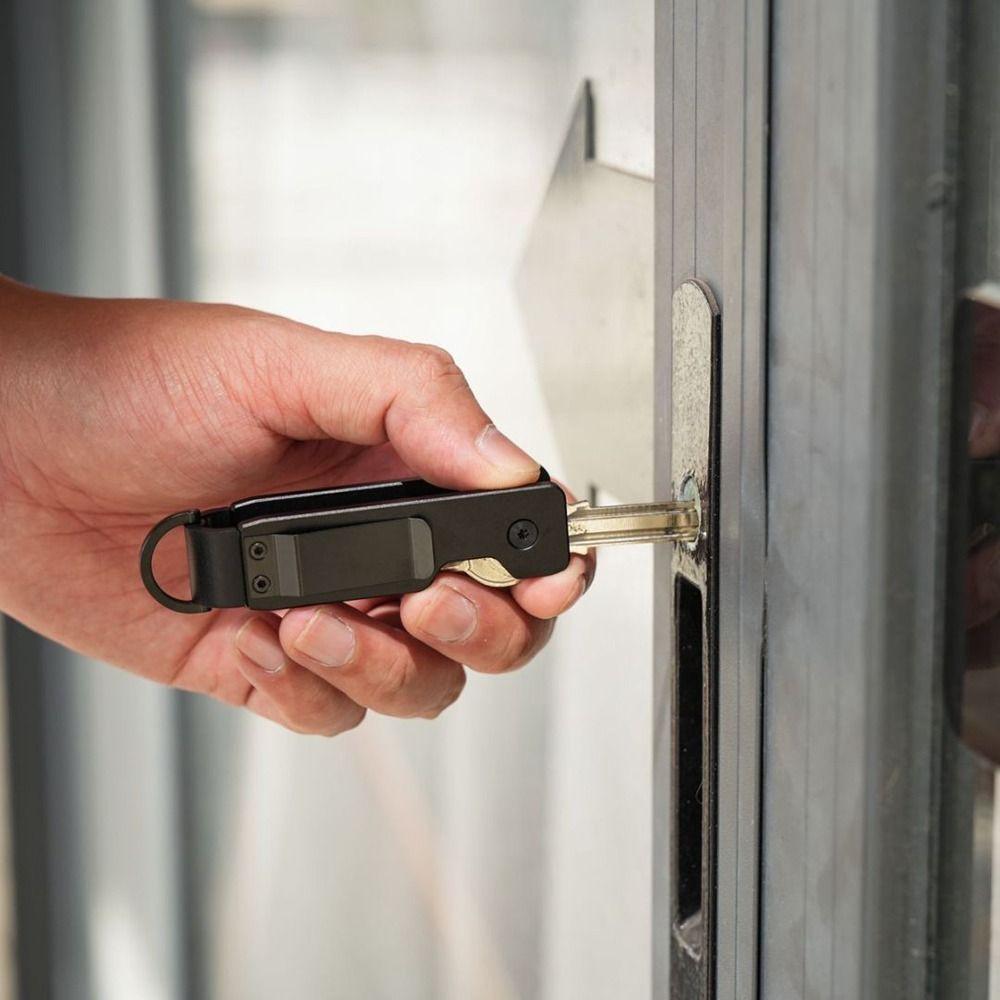 Compact Key Organizer Metal Keys Fob Smart Key Case Holder  Outdoor