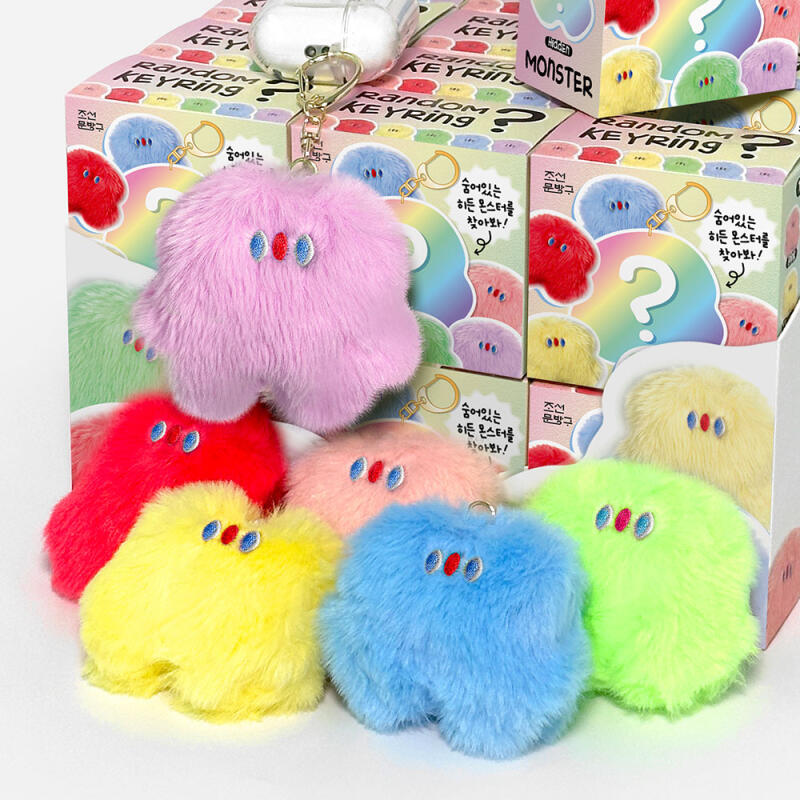 

24 Монстр-куклы Случайный набор брелоков 24-piece monster doll random keyring set