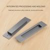 Black Sliding Barn Door Handle Invisible Pull Recessed Handle White Finger Flush Pulls For Closet Pocket Embedded Handle