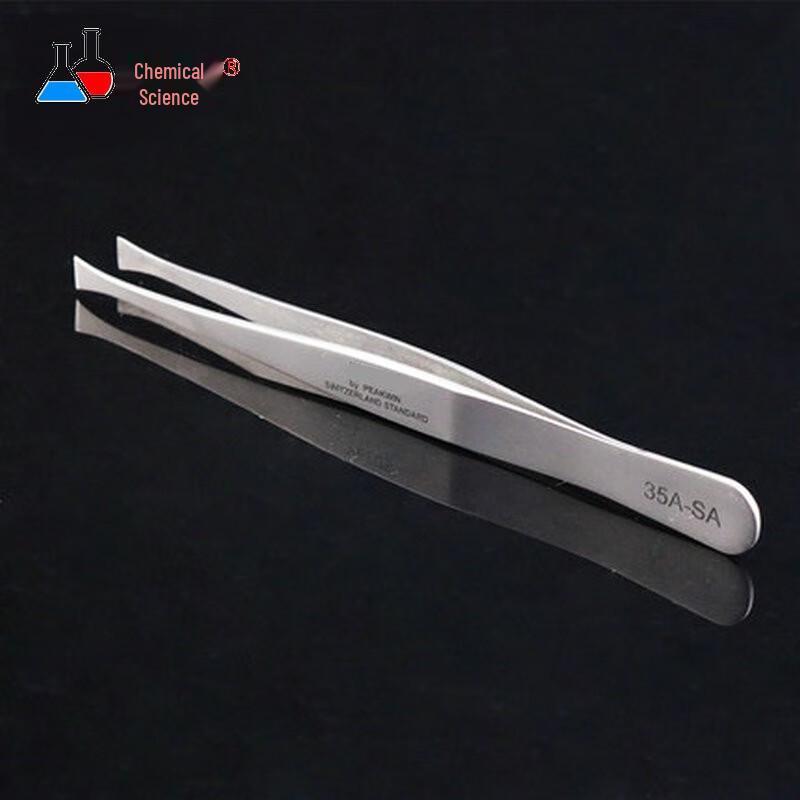 SA Ultra-Fine Anti-Magnetic Stainless Steel Flat-Nose Tweezers