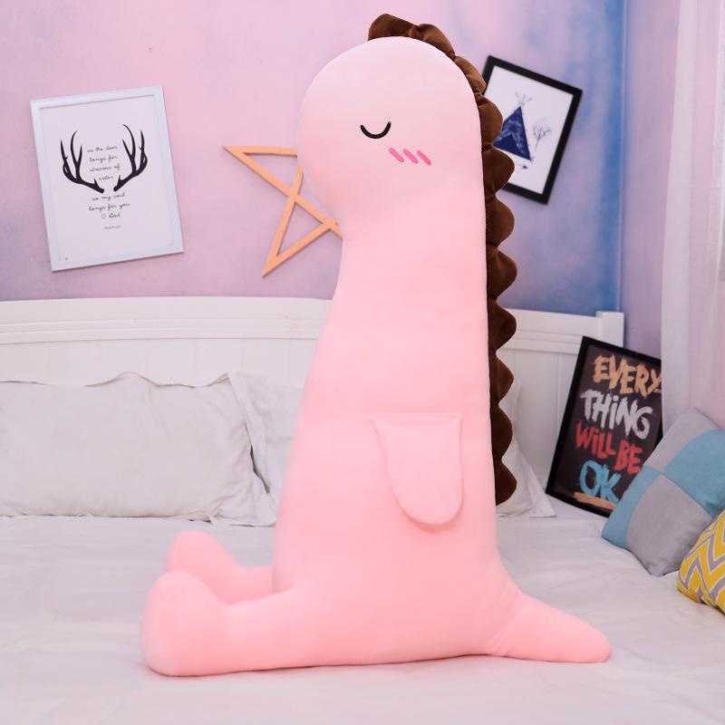 

Очаровательная плюшевая кукла-подушка в виде динозавра - Идеально подходит для дня рождения девочки или для обнимашек 45 cm