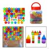 Small Geometric Solids Montessori Toys Sensory for Living Room Unisex