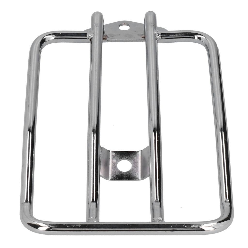 Rear Seat Luggage Rack Motorcycle Stainless Steel Silver Plating Shell Industrial Supplies