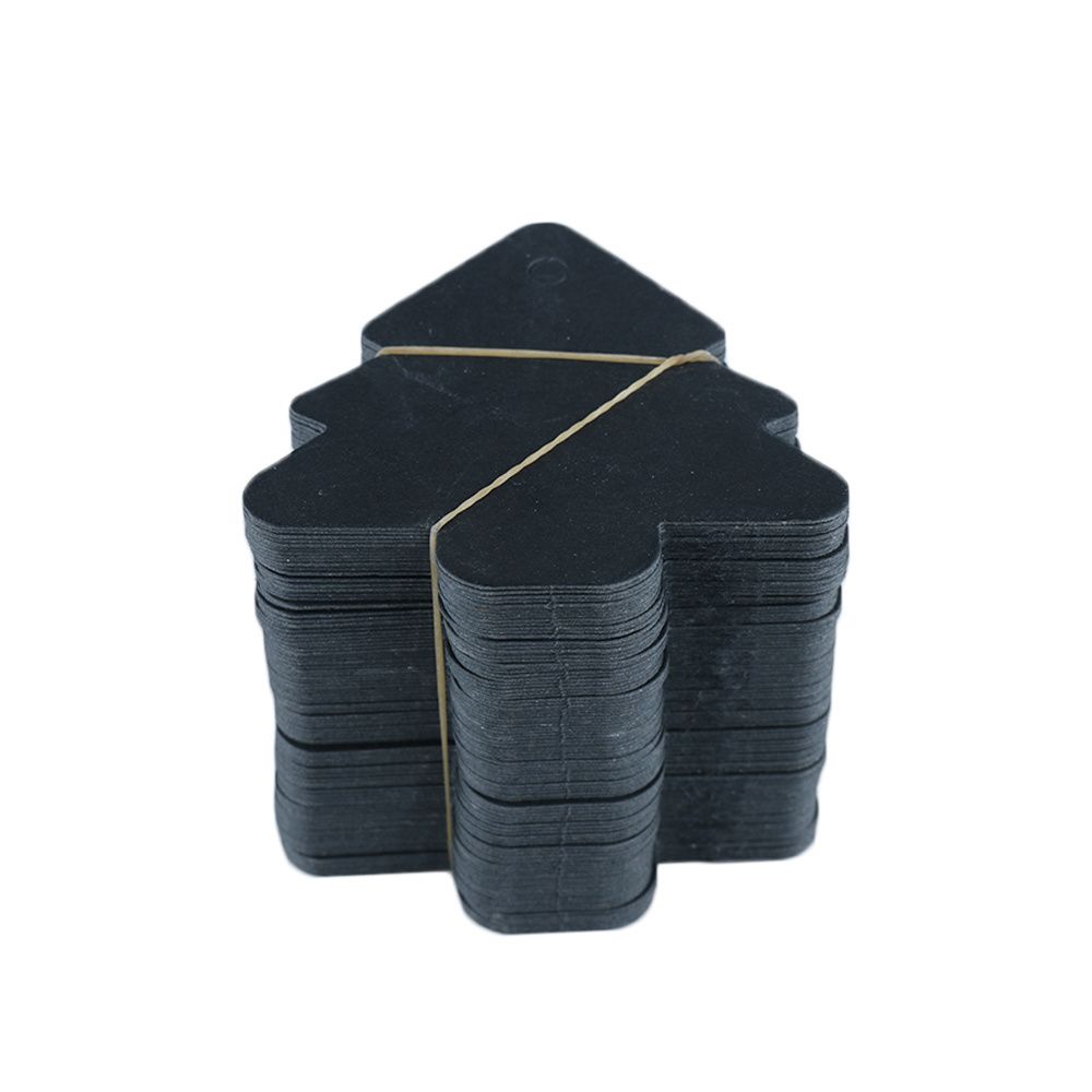 Christmas Party Decoration Paper Cards Gift Tags Kraft Cards Labels Christmas Tree Shape Hang Tag