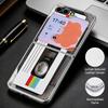Retro Game Boy Camera Print Case For Samsung Z Flip 8 7 6 5 Hybrid 3in1 Leather Skin Plating Folding Phone Cover For Galaxy Z Flip8 Flip7 Flip6