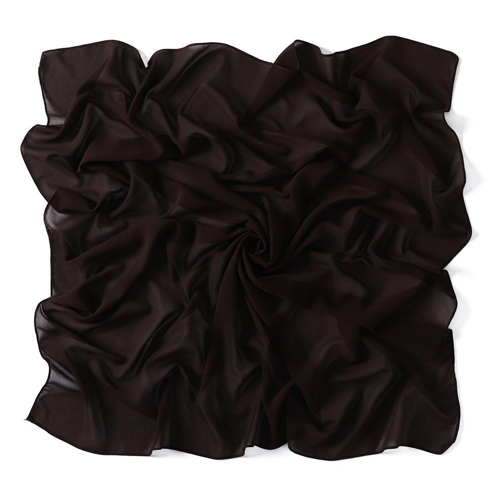 Solid Pearl Chiffon Women Scarf New Summer Girls Sunscreen Thin Scarves Soft Shawl Foulard Viscose Spring Lady Wrap Shawls