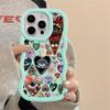 Personality Love Painted Soft Phone Cover Case for iPhone 8 XR 13 16 Pro Max 14 12 17 Air 11 15 Plus