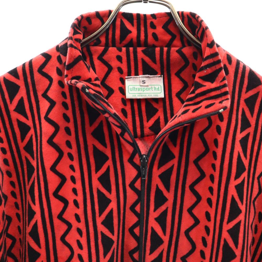 Ultra Sport Ltd. 80s 90s Made In USA Old Overall Handle Velor Jacket S Men's Used