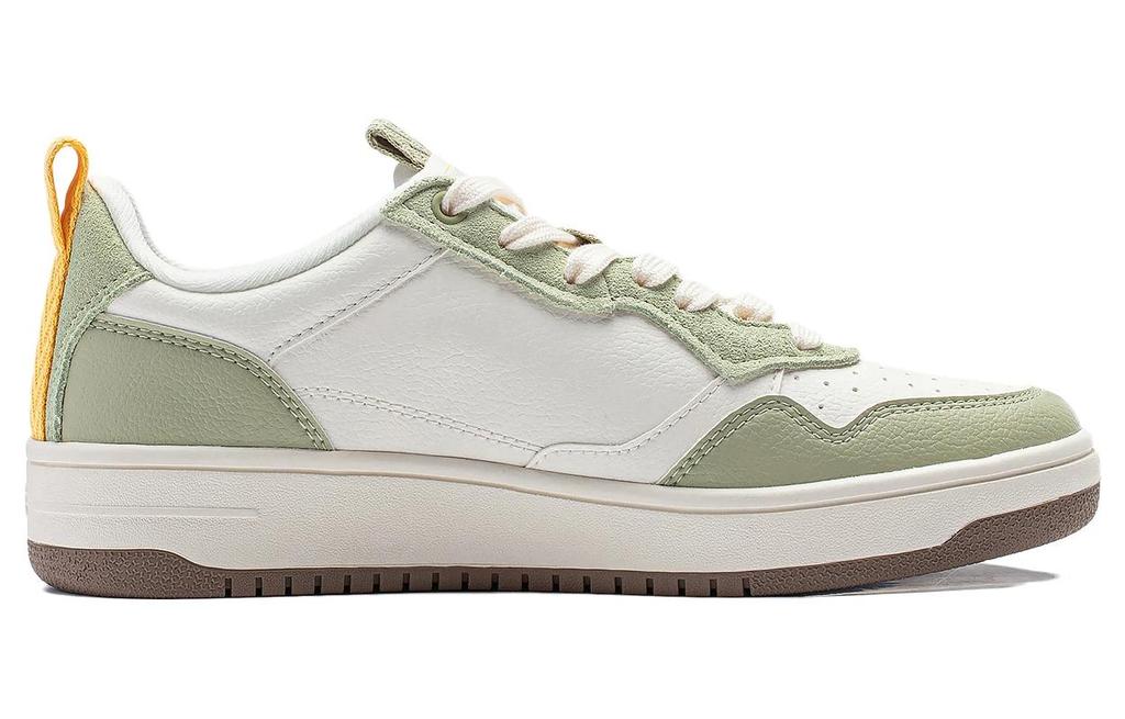 Li Ning Star Candy Slip Resistant Cushioning Low top Skateboard Shoes Women's Green White AGCT472-3