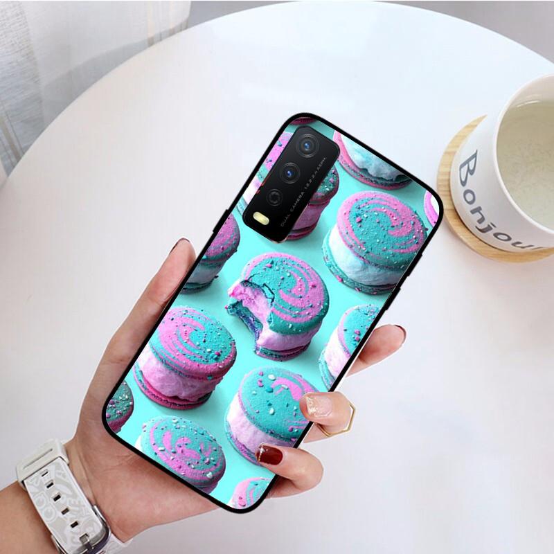 Macaron Handyhülle für VIVO Y31 Y21S Y21 Y15S Y53S Y11S Y12 V21 V21E Y20 Y70 1907 V17Neo Y21S Y33S Y72