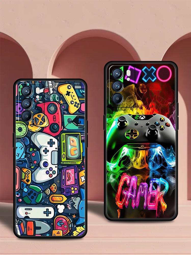 Technology Game Console Phone Case For Oppo Reno 13 12 11 10 7 F Find X5 X6 A98 A80 A79 A78 A57 A54 A31 A17 Pro Soft TPU Cover