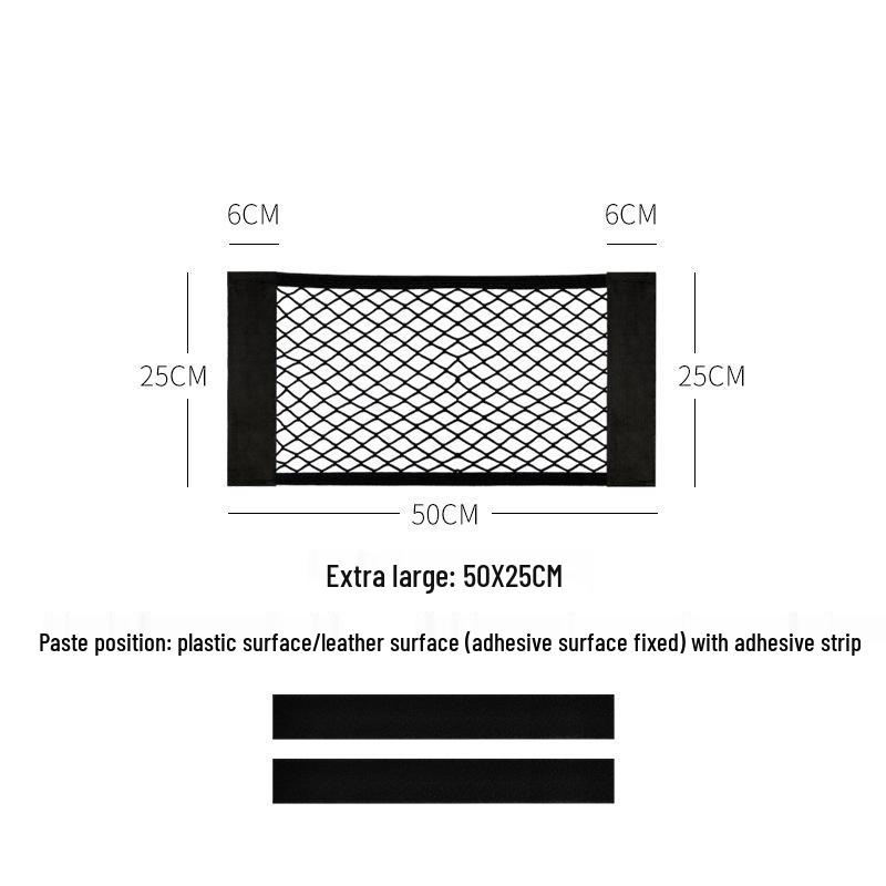 Car Velcro Trunk Storage Net Pocket