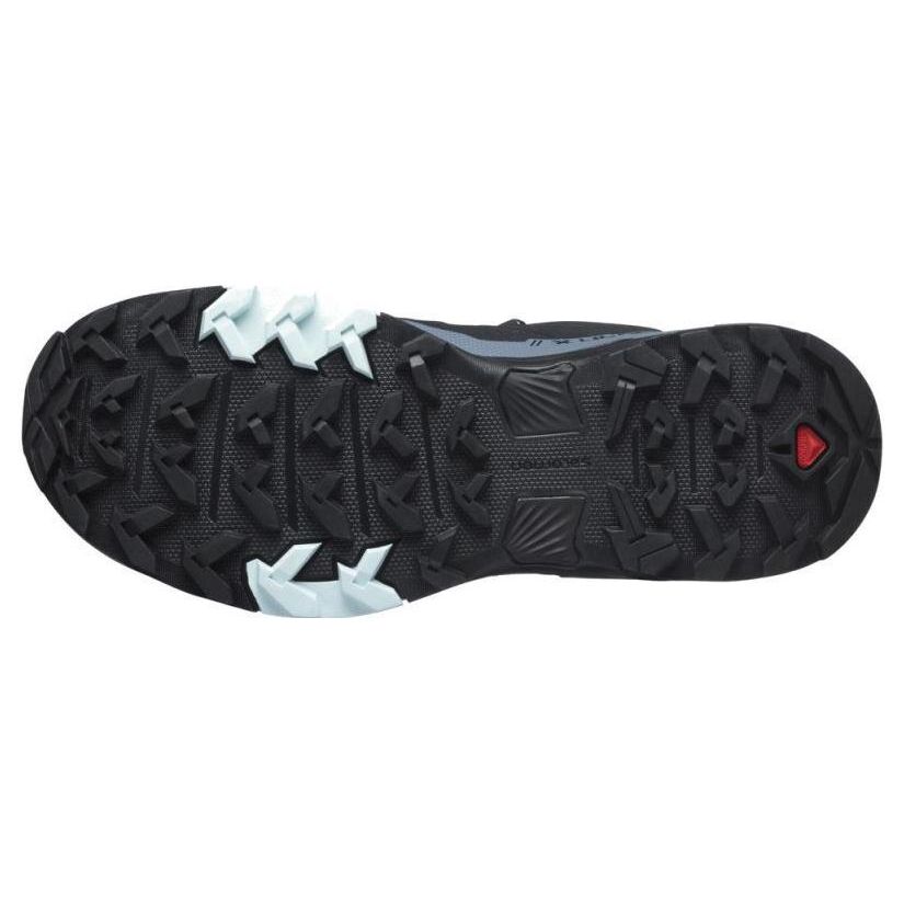 Salomon X Ultra 4 GTX Fabric Synthetic Leather Waterproof Hiking Shoes Women Footwear Black 412896